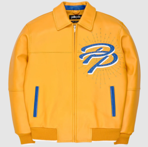 Custom Men's Lambskin Leather Varsity Jacket OEM Bomber Jacket Manufacture