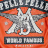 Custom Pelle Pelle Lambskin Leather Jacket Men OEM Embroidery Rhinestones Patches Varsity Jacket