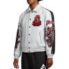 Custom 2 Tone Goth Leather Jacket OEM AVIREX Style Men's Varsity Leather Bomber Aviator Jacket