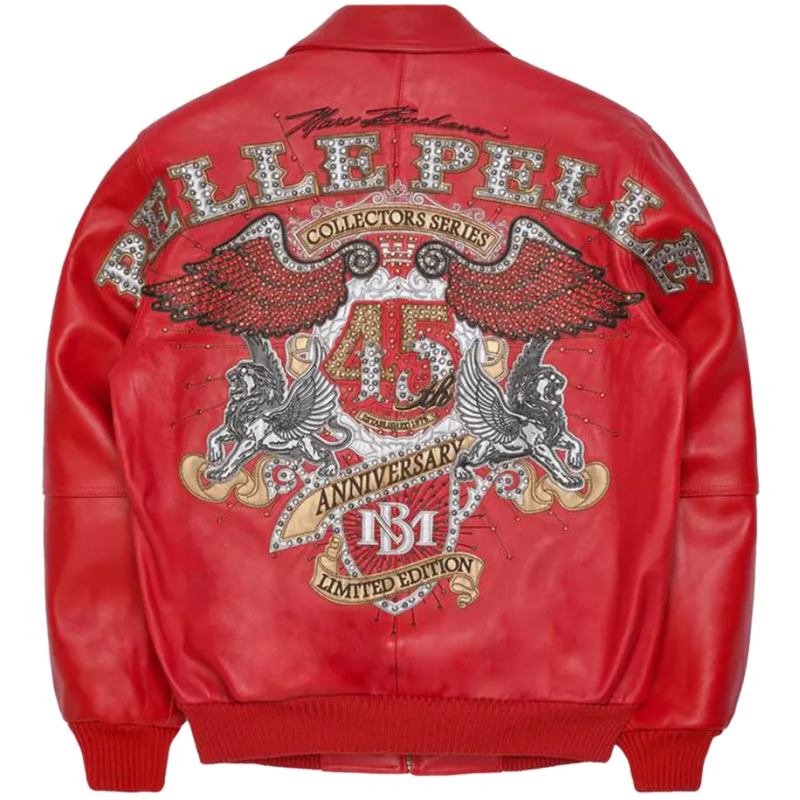 Wholesale Custom High Street Men's 100% Genuine Plush Leather Bomber Jacket OEM Flame Rhinestones Embroidery Varsity Jacket