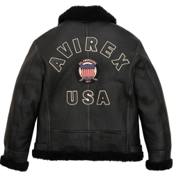 Custom Made Winter B3 Bomber Merino Shearling Leather Jackets OEM USA Size Lambskin Leather Icon Jacket