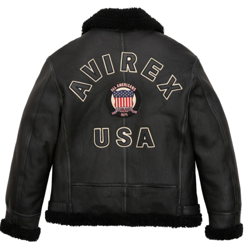 Custom Made Winter B3 Bomber Merino Shearling Leather Jackets OEM USA Size Lambskin Leather Icon Jacket