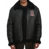 Custom Made Winter B3 Bomber Merino Shearling Leather Jackets OEM USA Size Lambskin Leather Icon Jacket