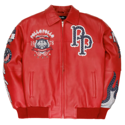 OEM Manufacturer's Top Grade Men's Rhinestone Bomber Jacket  Leather Varsity Jackets Embroidery Patchwork Street Wear