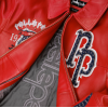 OEM Manufacturer's Top Grade Men's Rhinestone Bomber Jacket  Leather Varsity Jackets Embroidery Patchwork Street Wear
