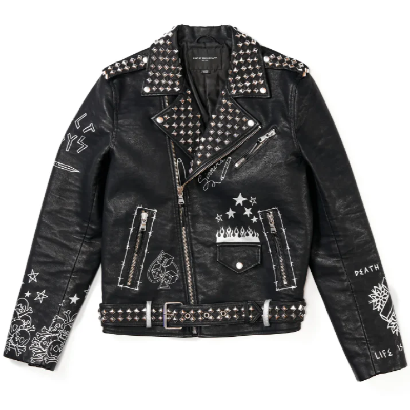 Customized Leather Biker Jacket Mens | High Quality Design Motorcycle Leather Jacket OEM Manufacturer