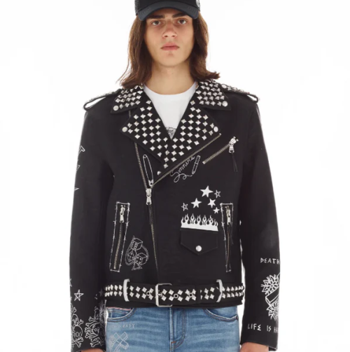 Customized Leather Biker Jacket Mens | High Quality Design Motorcycle Leather Jacket OEM Manufacturer