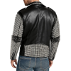 Custom Men's Faux Leather Biker Jacket OEM Heavy Rivet Embroidery Desdign Motor Biker Jacket Manufacturer