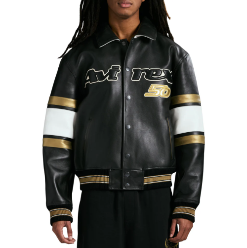 Custom Sheepskin Leather Men's Streetwear Bomber Jacket High Quality Aviator Jacket Manufacturer