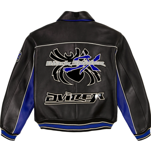 OEM Men's Sheepskin Leather Jacket Single-Breasted Pathcwork Embroidery Aviator Jacket