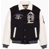 Custom Lambskin Leather Men's Streetwear Varsity Jacket High Quality Letterman Jacket Manufacturer