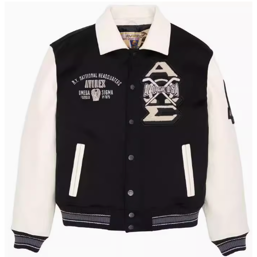 Custom Lambskin Leather Men's Streetwear Varsity Jacket High Quality Letterman Jacket Manufacturer
