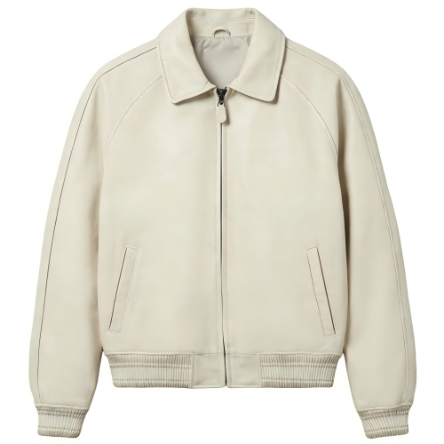 Factory Custom Sheepskin Varsity Coats for Men OEM Lambskin Genuine Leather Jackets Outwear