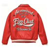 OEM Applique Embroidery Varsity Jacket for Men Manufacturer Custom Lambskin Rhinestone Leather Aviator Jacket