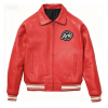 OEM Applique Embroidery Varsity Jacket for Men Manufacturer Custom Lambskin Rhinestone Leather Aviator Jacket