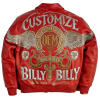 Manufacturer OEM Applique Embroidery Varsity Jacket for Men Streetwear Custom Lambskin Rhinestone Leather Bomber Jacket
