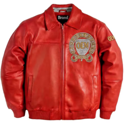 Manufacturer OEM Applique Embroidery Varsity Jacket for Men Streetwear Custom Lambskin Rhinestone Leather Bomber Jacket