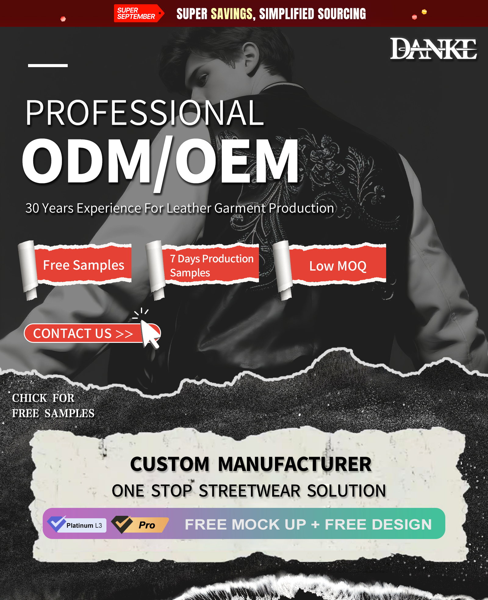 china bespoke leather jacket manufacturing company