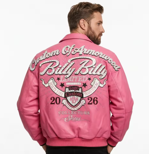 Leather Garments Manufacturer Custom Men's  Leathers Spider Cowhide  Bomber Jacket