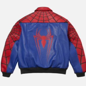 Leather Garments Manufacturer Custom Men's  Leathers Spider Cowhide  Bomber Jacket
