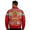 Manufacturer OEM Applique Embroidery Varsity Jacket for Men Streetwear Custom Lambskin Rhinestone Leather Bomber Jacket