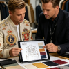 Custom Luxury Embroidered Sheepskin Bomber Jacket | Premium Genuine Leather Outerwear for Men