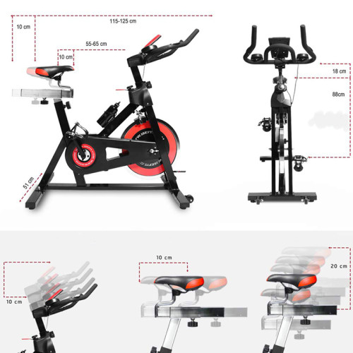 Commercial Indoor Upright Sports Body Building Home Gym Spin bike