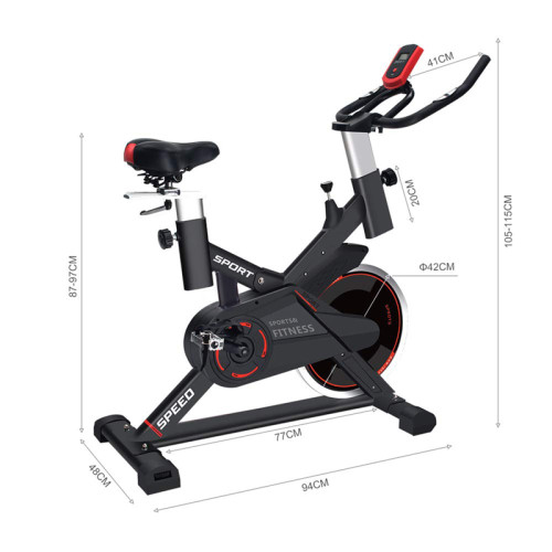 Adjustable seat and handlebar spin bike home use spinning bike