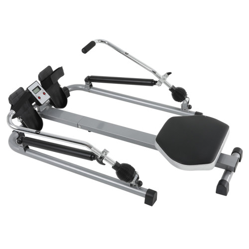 Exercise Adjustable Double Hydraulic Resistance Rowing Machine