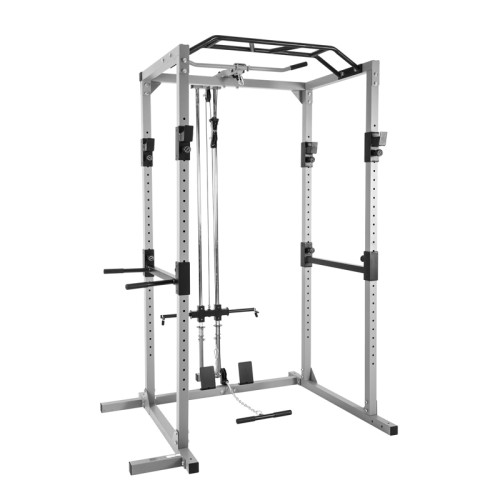 Fitness Equipment Factory Multi Function Power Rack Latpull Tower Gym Home Gym-power tower dip station pull up bar for home gym