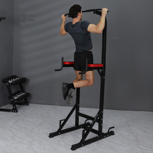 New Design Dip Station Integrated Gym Trainer Pull Up Power Tower Manufacturer-fitness power tower with pull up station