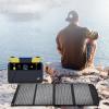 Panel solar plegable al aire libre de 80w para sistema de panel solar de camping panel solar