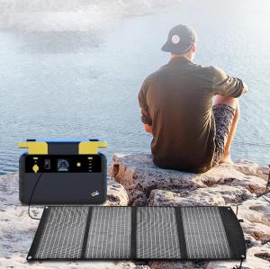 Outdoor Foldable 80w solar panel for camping solar panel system