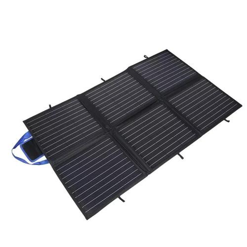 حقيبة شحن شمسية محمولة عالية الجودة 120 وات لوحة شمسية قابلة للطي