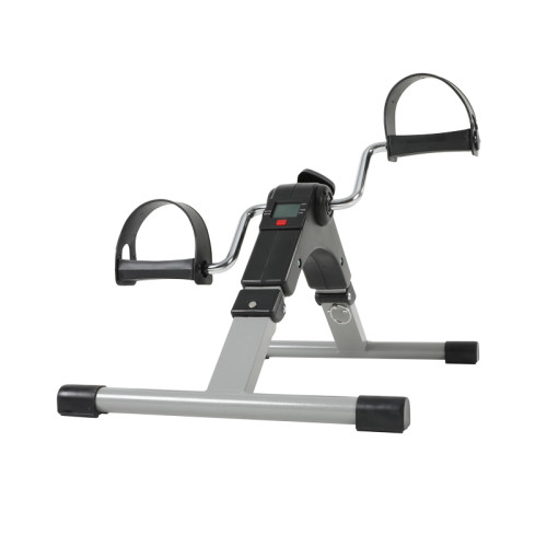 Bicicleta de ejercicio con pedal SISTERUNION, mini bicicletas estáticas, ejercitador plegable para brazos y piernas, ciclismo de fitness con monitor LCD y resistencia ajustable