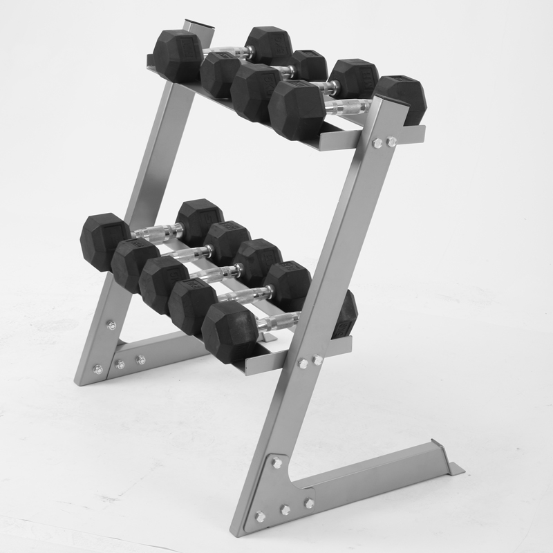 Weider 200 lb online dumbbell kit with rack