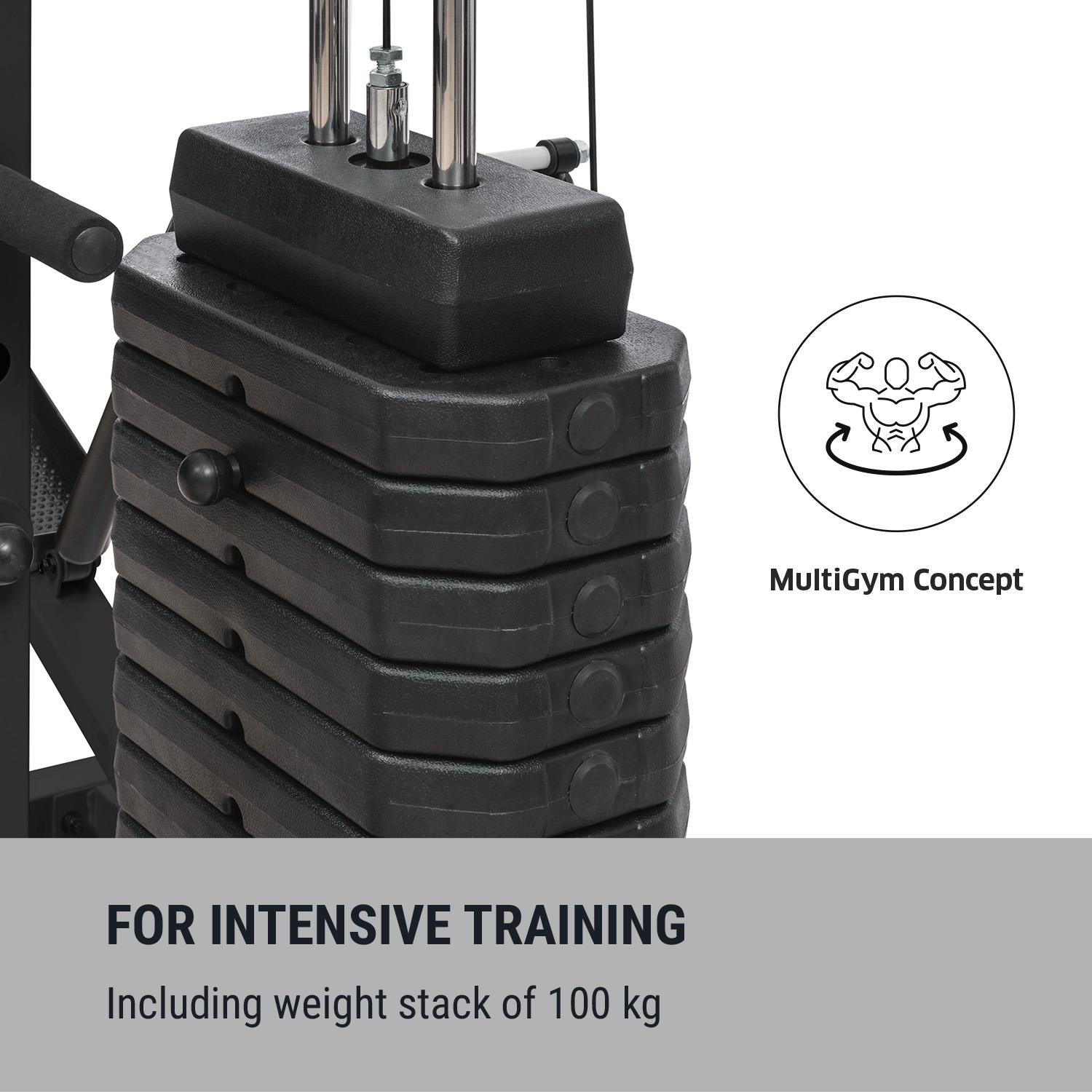 Multi gym with discount 100kg weight stack