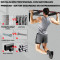 Fixed to the Wall Horizontal Steel Home Indoor Gym Pull-Up Bar