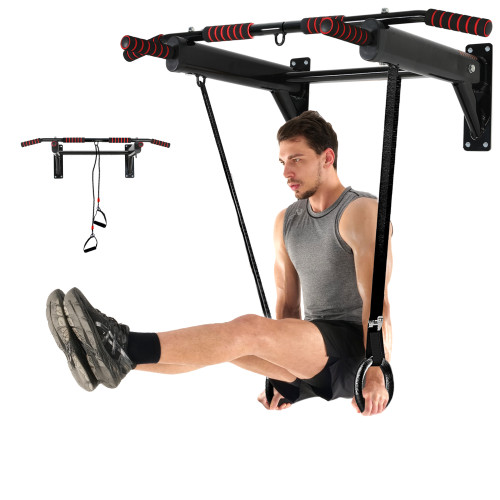 Fixed to the Wall Horizontal Steel Home Indoor Gym Pull-Up Bar