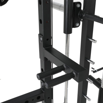 Multi-Functional Indoor Gym Smith Machine for Strength Training & Bodybuilding Triceps Exercise Stainless Steel Home Use