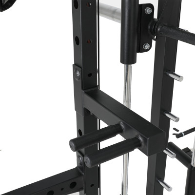 Multi-Functional Indoor Gym Smith Machine for Strength Training & Bodybuilding Triceps Exercise Stainless Steel Home Use