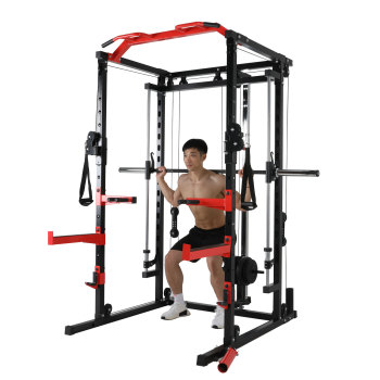 Commercial Multi-functional Gym Exercise Fitness Smith Machine Cage for Strength Training