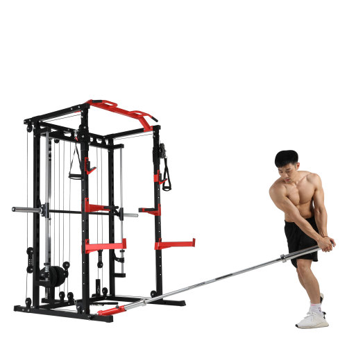 Commercial Multi-functional Gym Exercise Fitness Smith Machine Cage for Strength Training