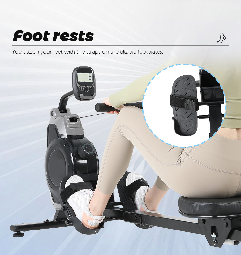 magnetic rowing machine