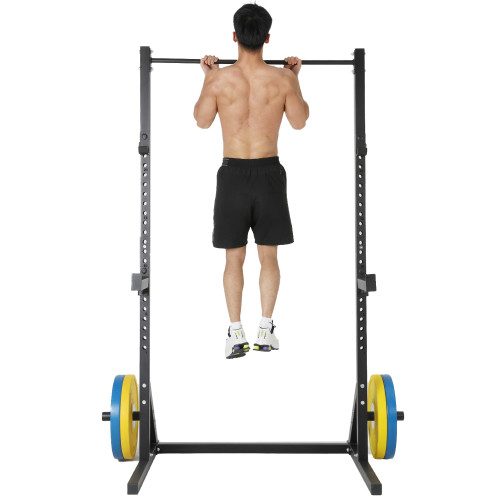 Adjustable Weight Lifting Half Squat Power Rack Barbell Dip Stand Bench Press Rack for Home Use