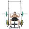 Adjustable Weight Lifting Half Squat Power Rack Barbell Dip Stand Bench Press Rack for Home Use