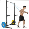 Adjustable Weight Lifting Half Squat Power Rack Barbell Dip Stand Bench Press Rack for Home Use
