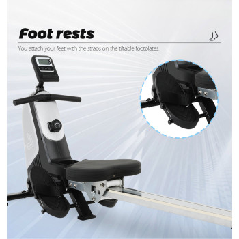 Adjustable Magnetic Foldable Indoor Rowing Machine