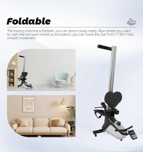 Adjustable Magnetic Foldable Indoor Rowing Machine
