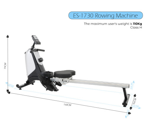Adjustable Magnetic Foldable Indoor Rowing Machine